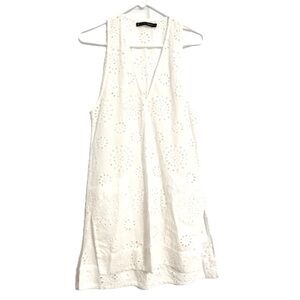 ViX Paula Hermmany White Eyelet Bathing Suit Coverup